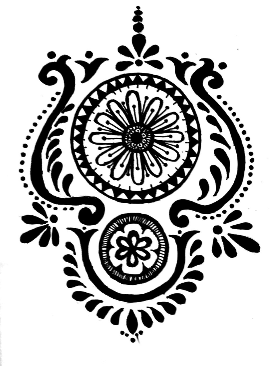 অলংকরণ-৪, বাংলার মুখ।